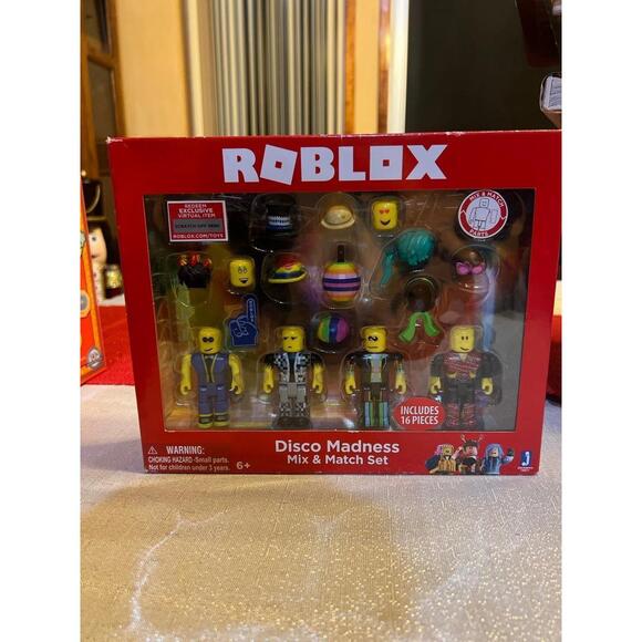 ROBLOX series 2 Disco Madness 4 figure set NEW VERY RARE